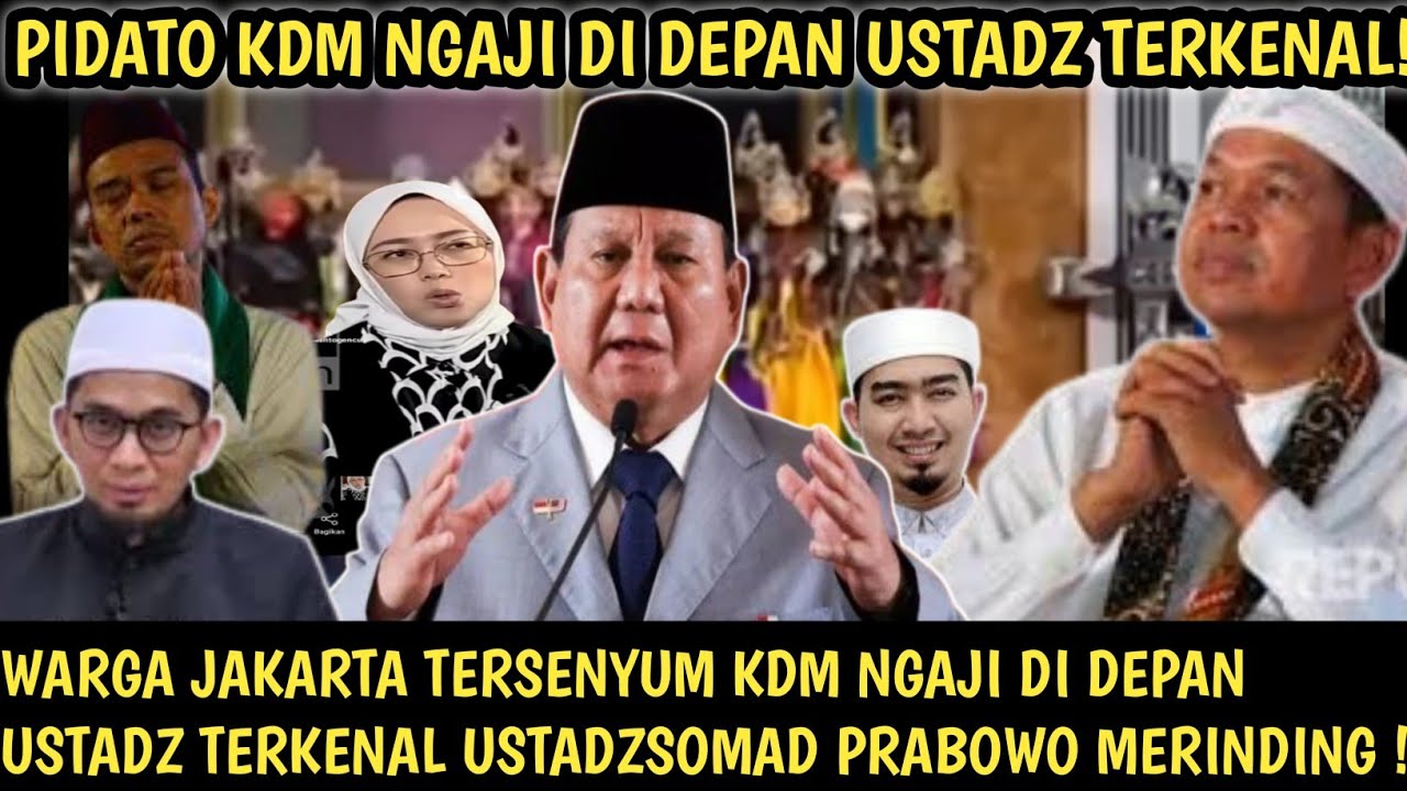 MERINDING !PIDATO KDM NGAJI DI DEPAN USTADZ TERKENAL! YOUNG RARA PRABOWO &WARGA TERKEJUT LIHAT KDM