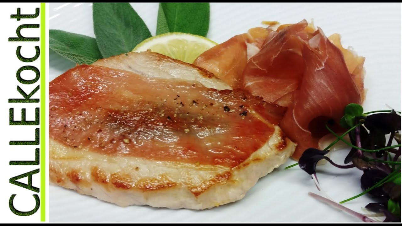 Saltimbocca alla romana selber machen. Rezept vom Kalbsfilet einfach zubereiten.