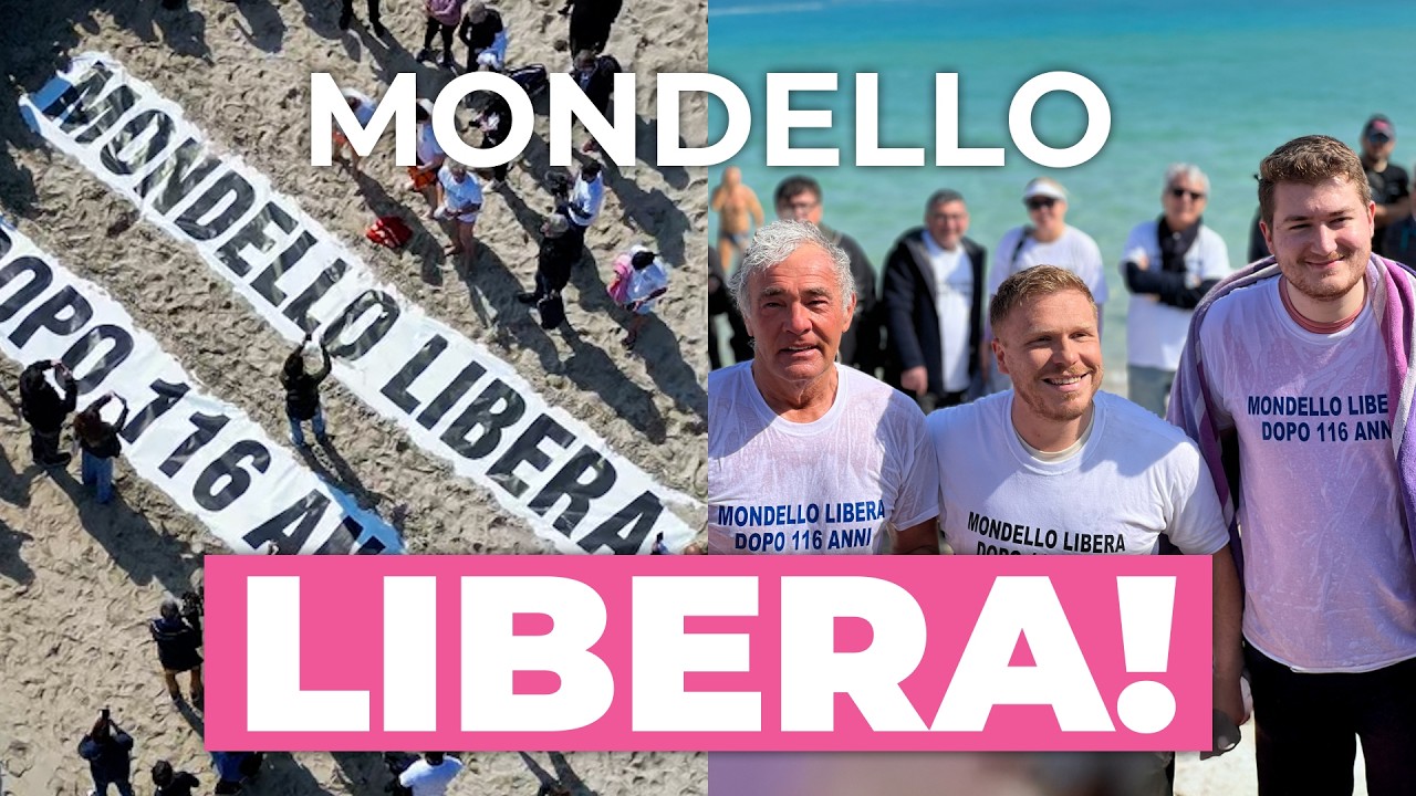 MONDELLO LIBERA dai BALNEARI: Il tuffo e la festa!