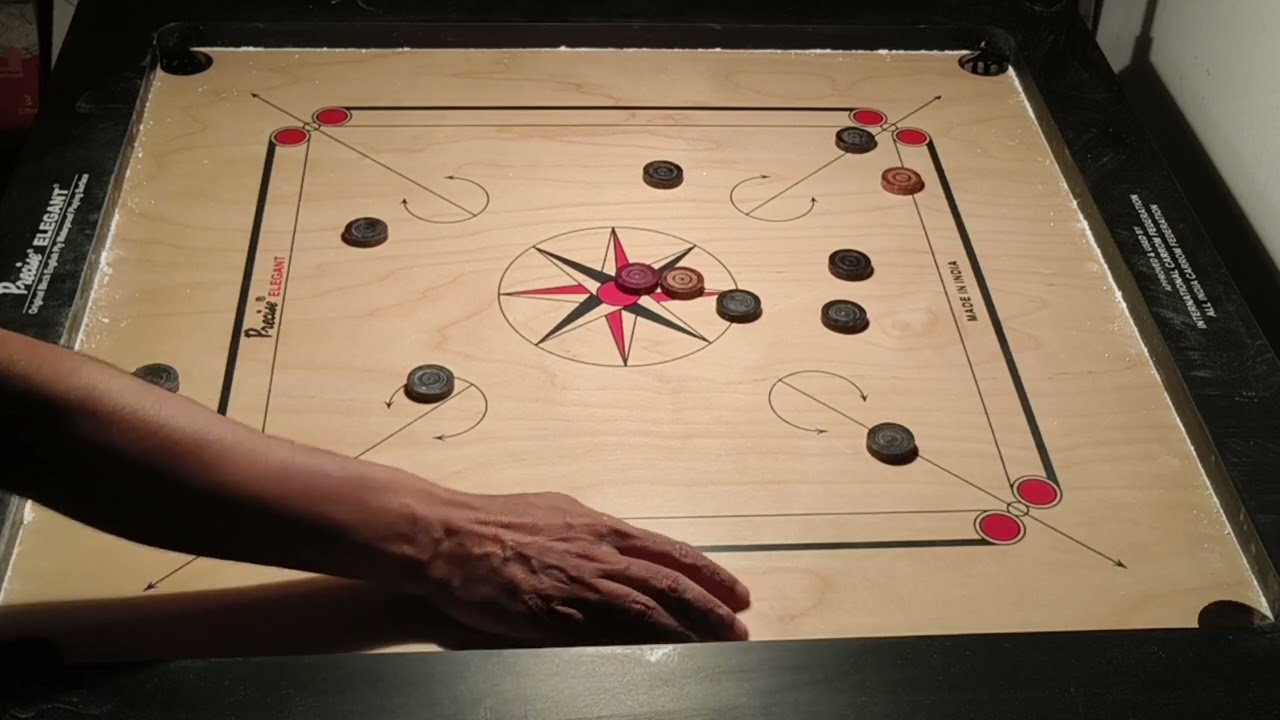 Carrrom practice shot @acarrommasterstroke @aajtak @meditativemind @ConcentrateNL 