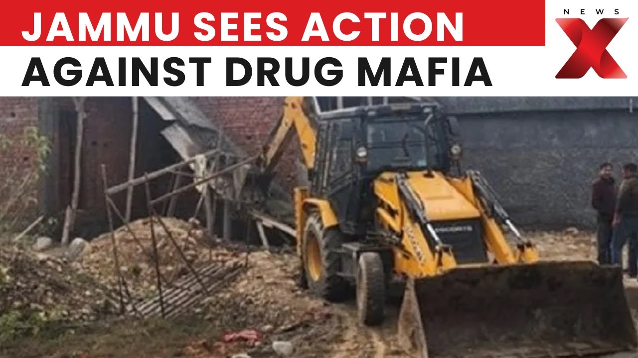 Major Anti-Drug Operation Underway in Jammu, House Demolished