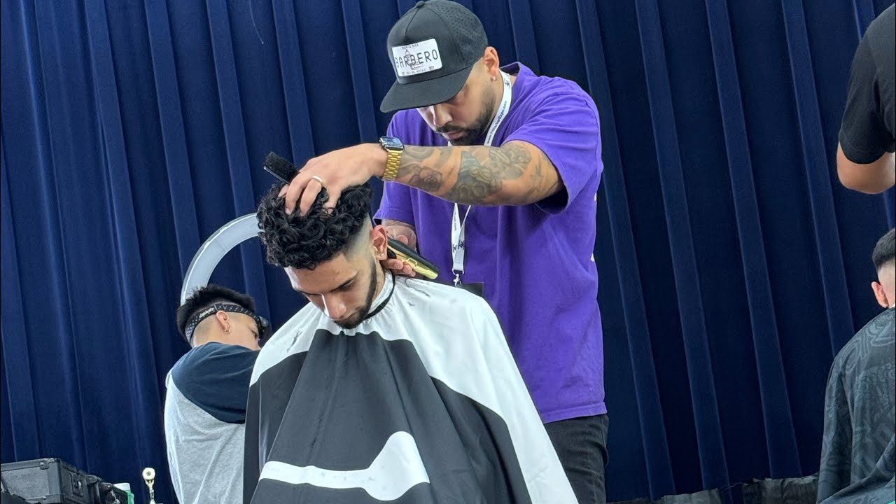 Full Fastest Fade category competition at TX Barber Expo 2024