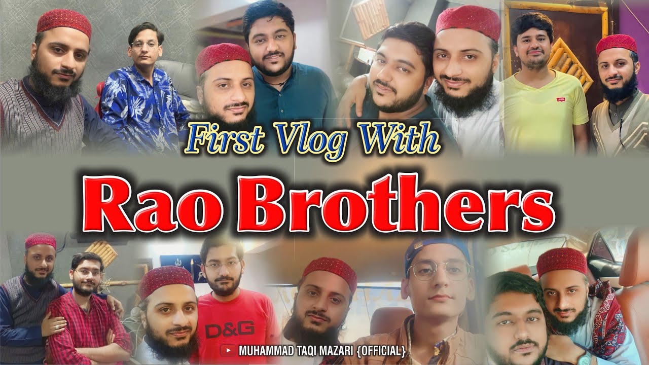 First Vlog Studio Tour With Rao brothers||RWDS Karachi||Muhammad Taqi Mazari with Rao brothers