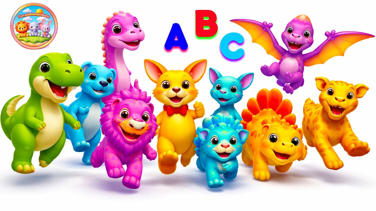 🎵 Canción ABC del Safari 🦁 | Aprende el Abecedario y los Colores