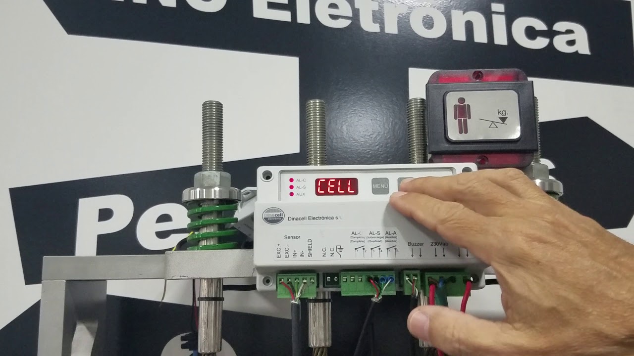 Pesadores de Carga - Configurando o controlador VK-30C
