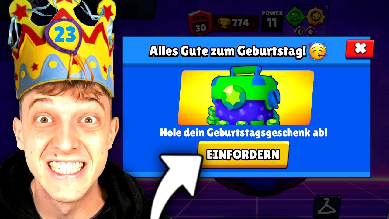 Ich &ouml;ffne Brawl Stars AN MEINEM GEBURTSTAG und bin SCHOCKIERT...😱