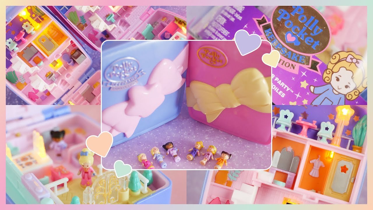✨SHOWCASE✨ Polly Pocket Keepsake Collection: Starlight Dinner Party & Vintage Comparison