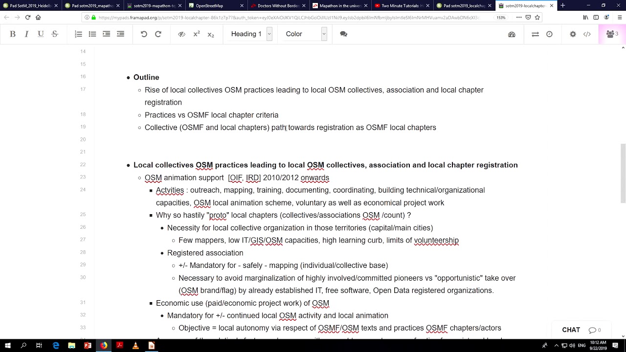 2019: OSMF local chapters in countries of the Global South what can we learn from OSM associations d