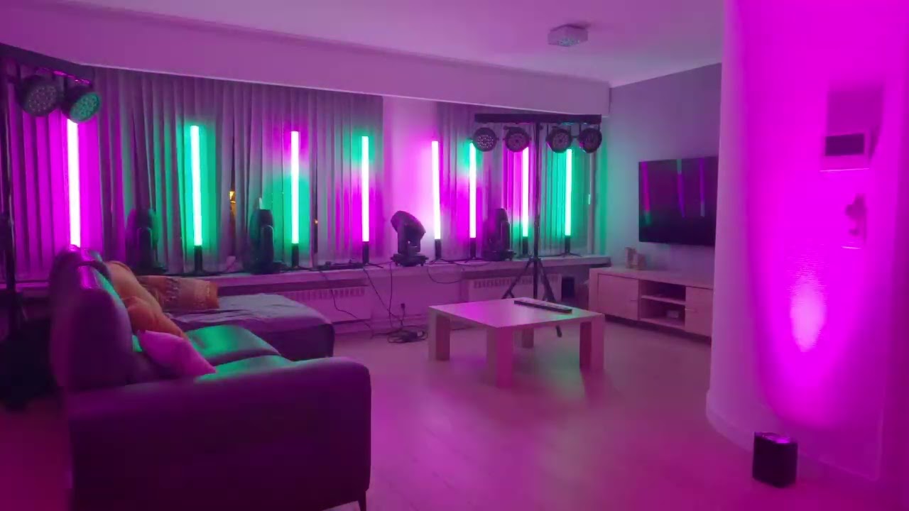 Led tubes and uplighters with wolfmix 