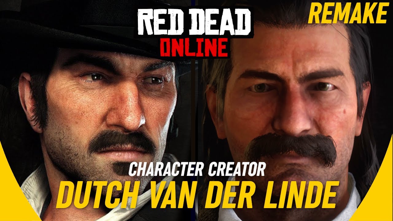 DUTCH VAN DER LINDE: Character Creator (New Heritage) Remake RDR2