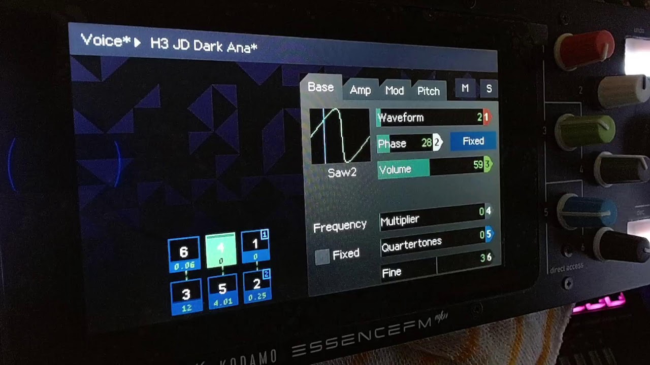 Nerding with KODAMO ESSENCE FM MK2 Synthesizer Sound Design