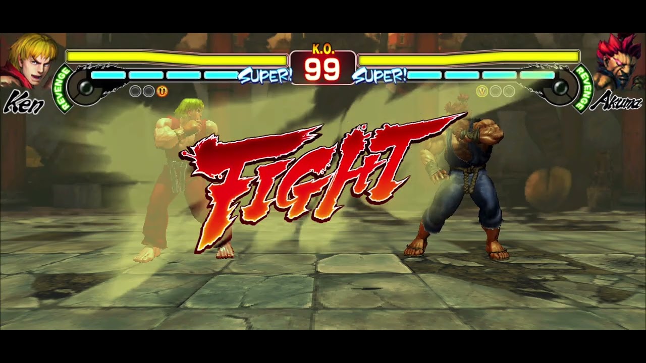 STREET FIGHTER IV. Ce 🔥KEN vs AKUMA🔥