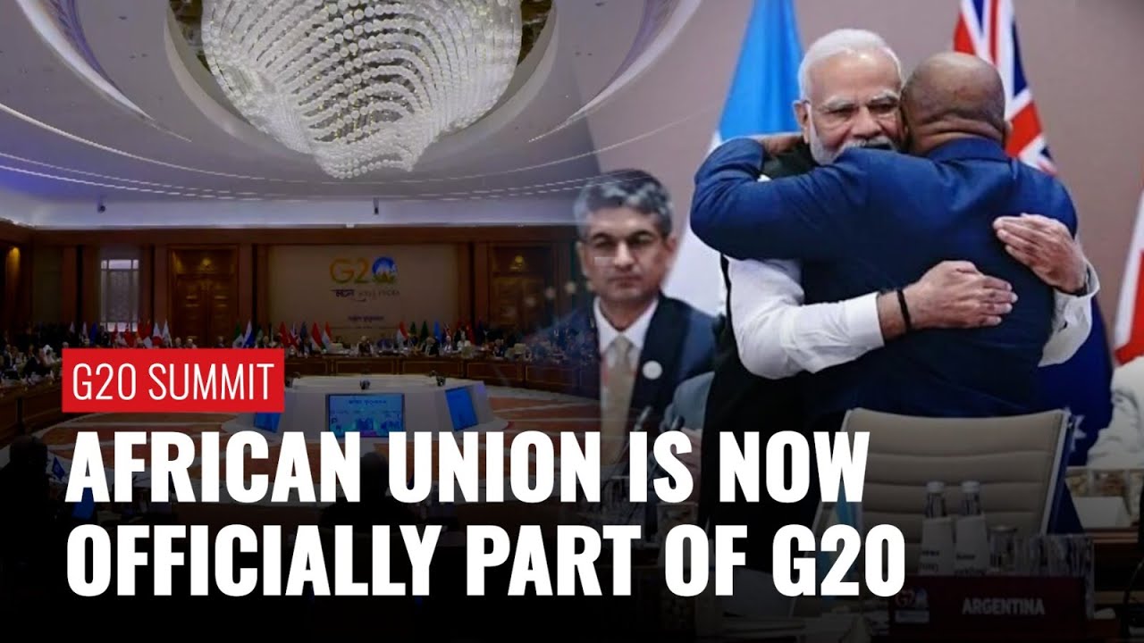 Саммит G20 2023: Историческое событие! Премьер-министр Моди приветствует Африканский союз в качес...
