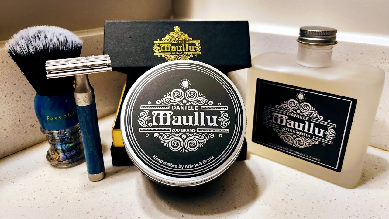Daniele Maullu Latte e Menta Shaving Soap and Aftershave from Ariana & Evans