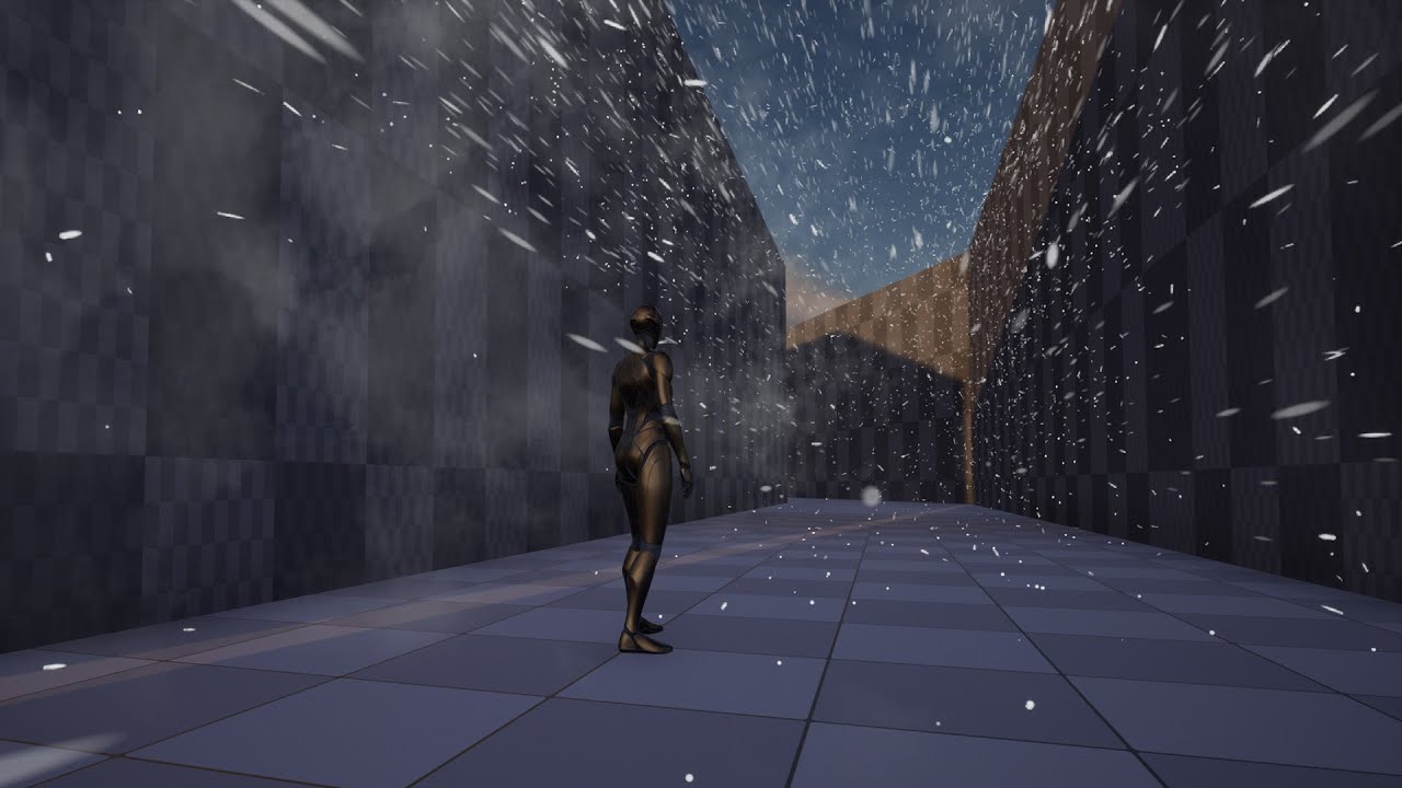 Snow Storm Path Demo