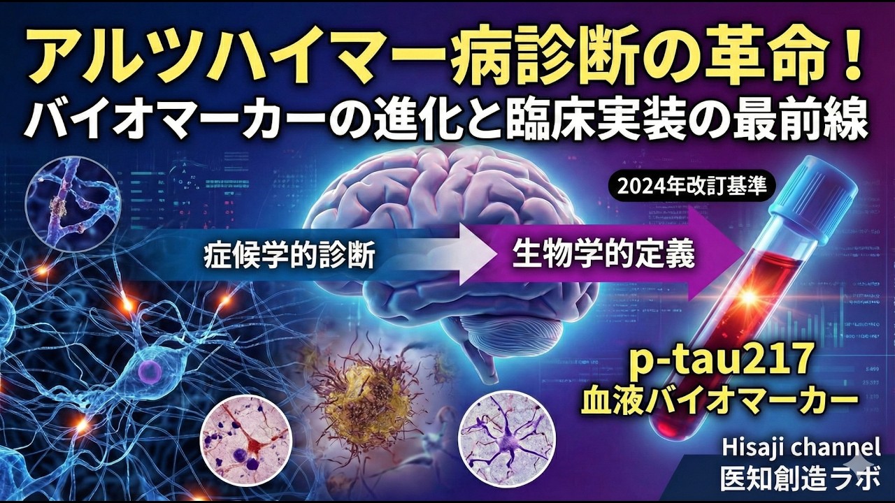 【2026年最新】アルツハイマー病診断の革命！バイオマーカーの進化と臨床実装の最前線
