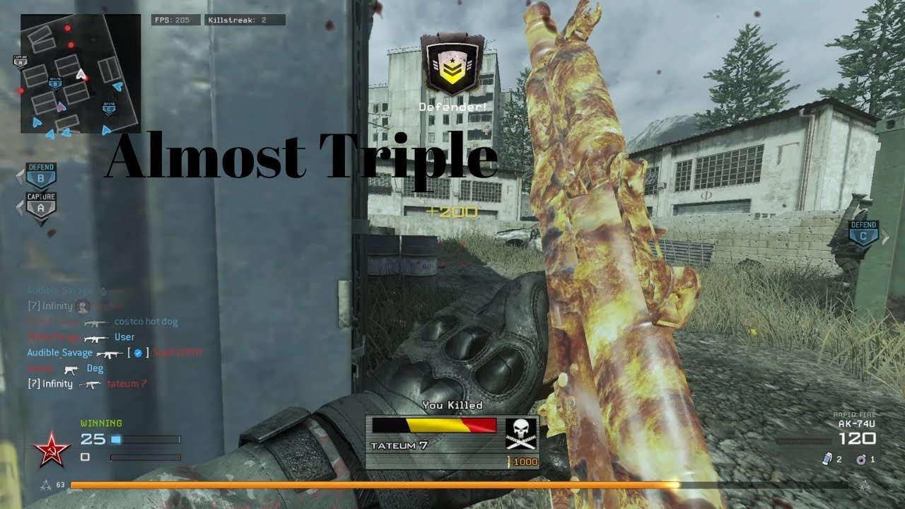MW2 Remastered | AK74U Double Nuke On Shipment 124+ | H2M Gameplay