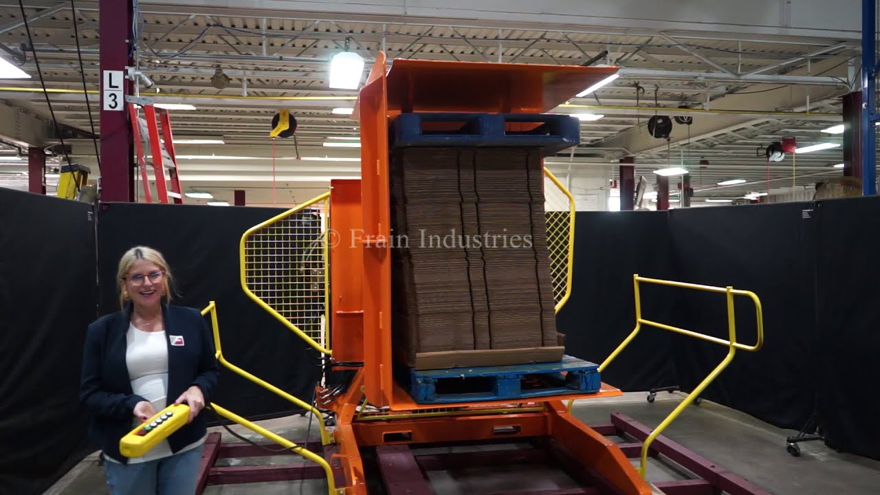 Premier Pallet Systems Pallet Inverter Demonstration