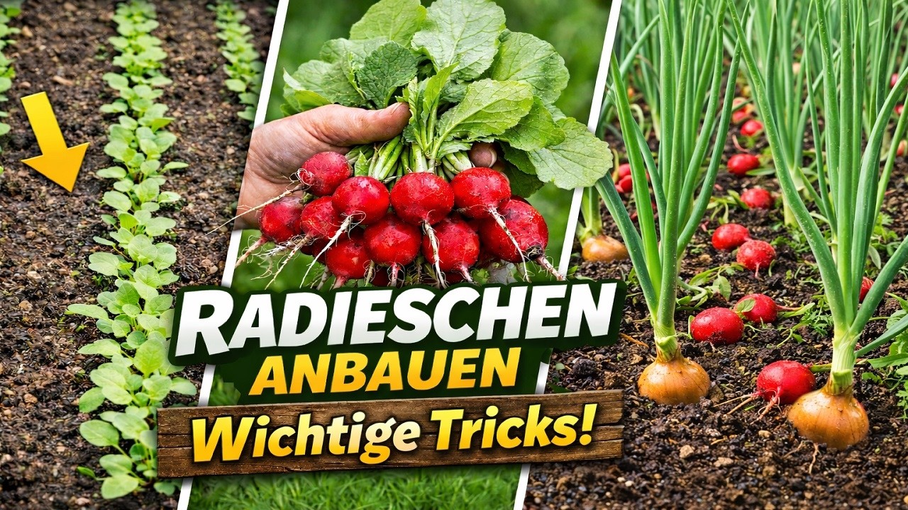 Radieschen anbauen kann jeder - mit diesen einfachen Tricks 🌱 Mehrere Sorten und Techniken