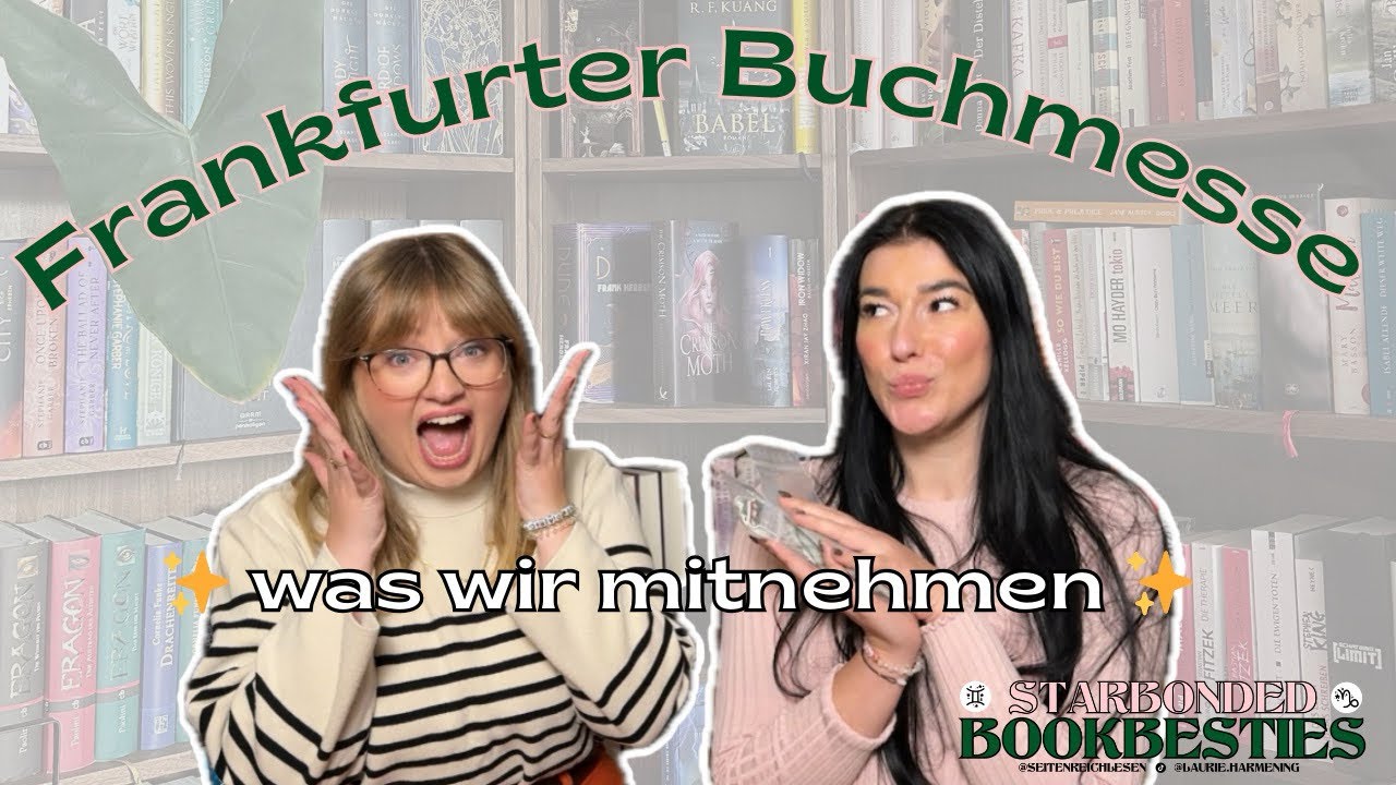 Das darf auf keinen Fall fehlen! Wir packen für die Frankfurter Buchmesse 😱😍📚