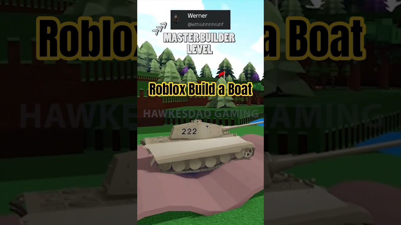Tank Tracks Evolution in Roblox Build a Boat for Treasure! #roblox #babft German Panzer