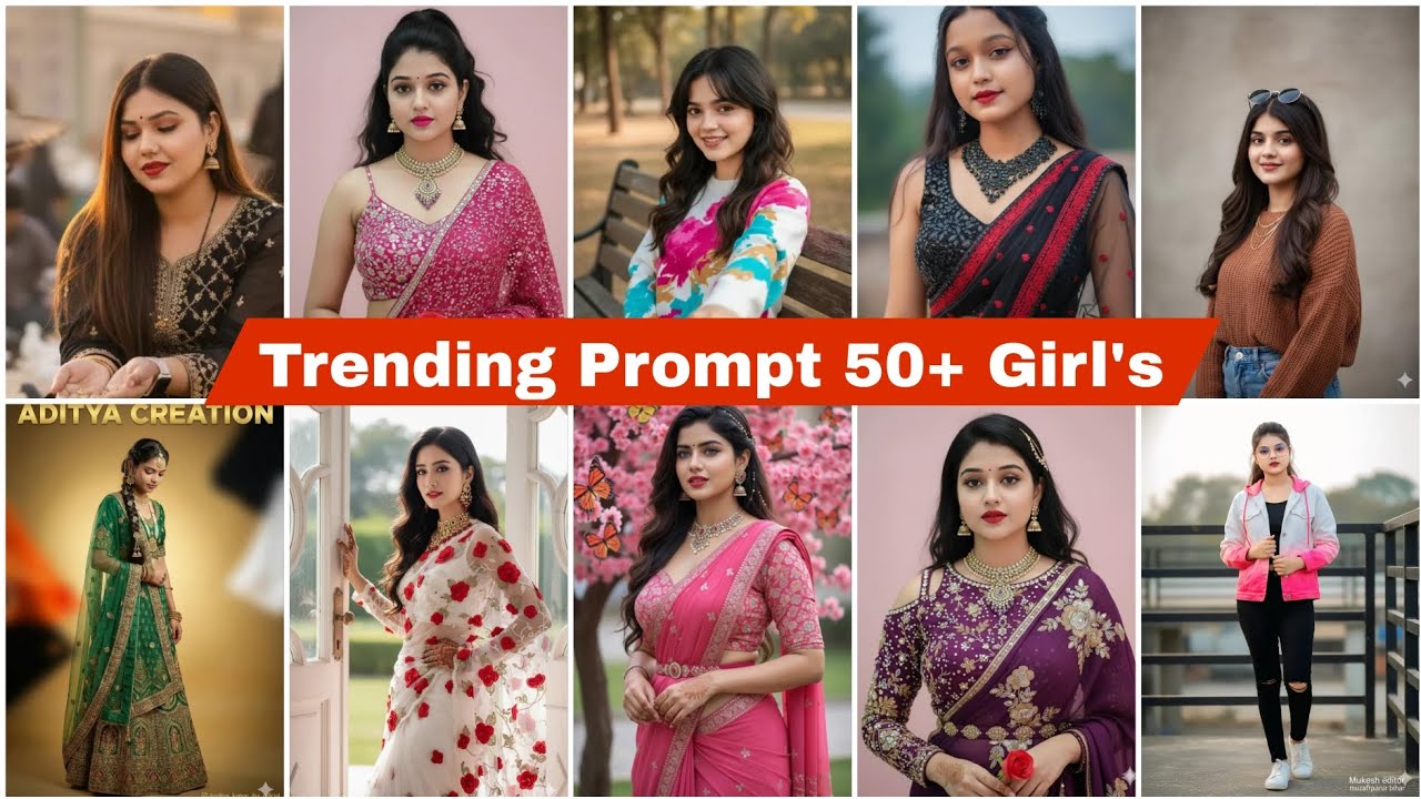Trending Prompt 50+ Girl's | Photo Editing 🔥 Viral Instagram Trending Prompt Google Gemini Ai Prompt