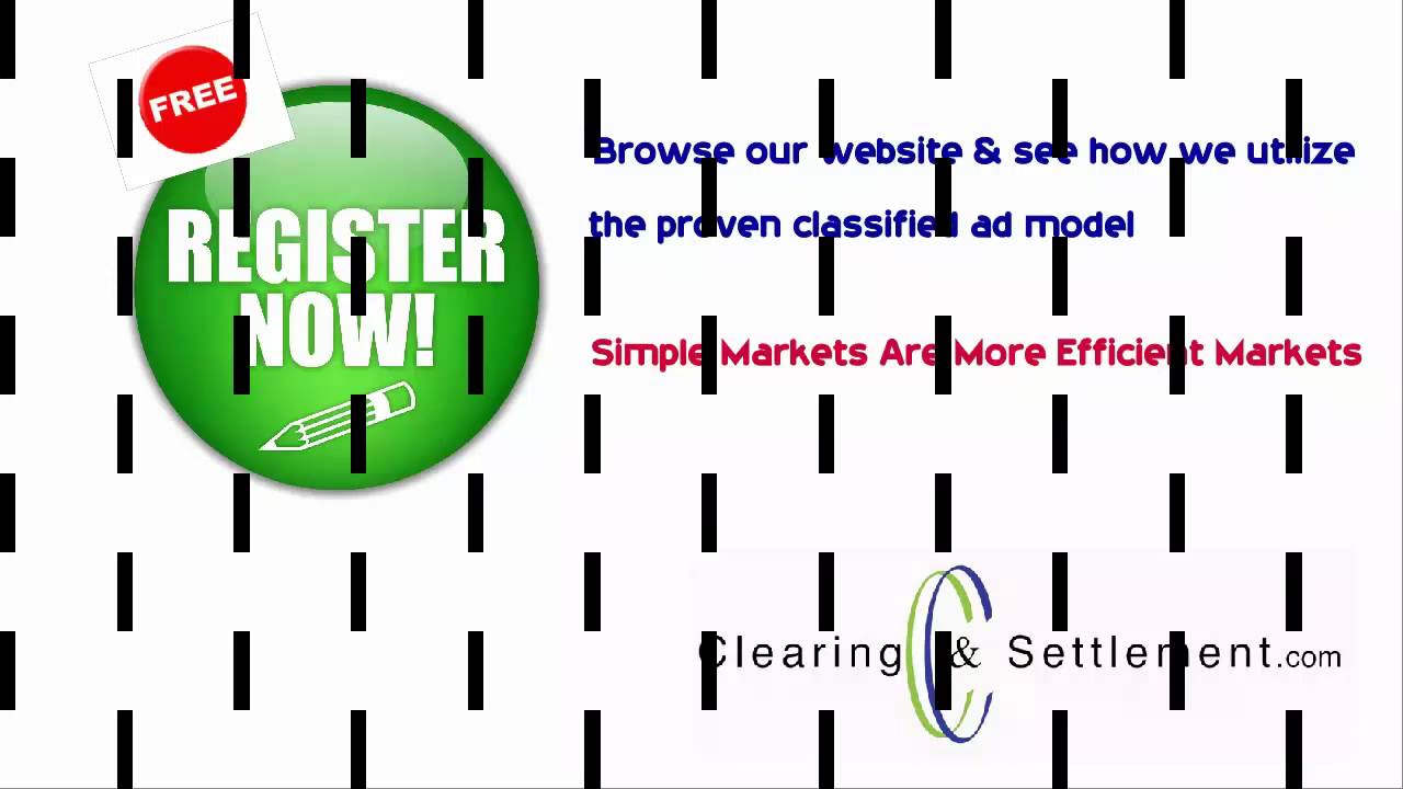 Profran Productions Video | Clearing and Settlement