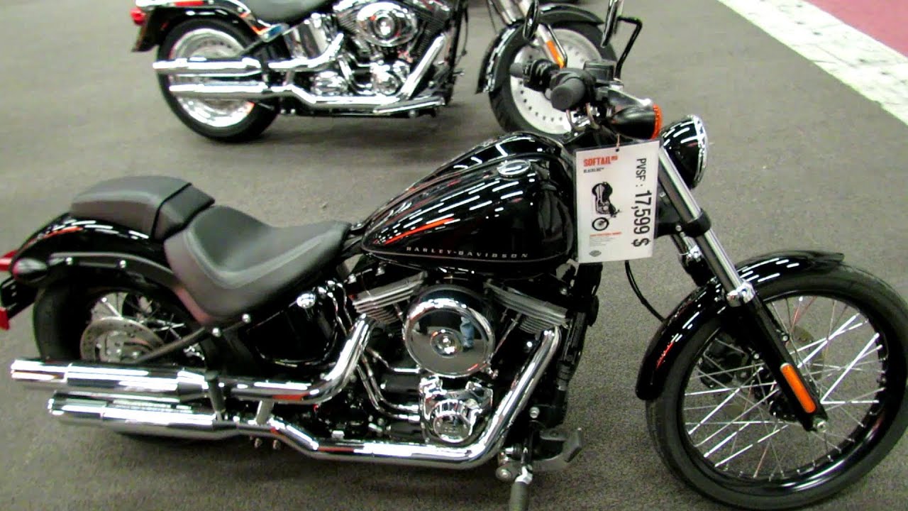 2012 Harley-Davidson Softail Blackline at 2012 Montreal Motorcycle Show