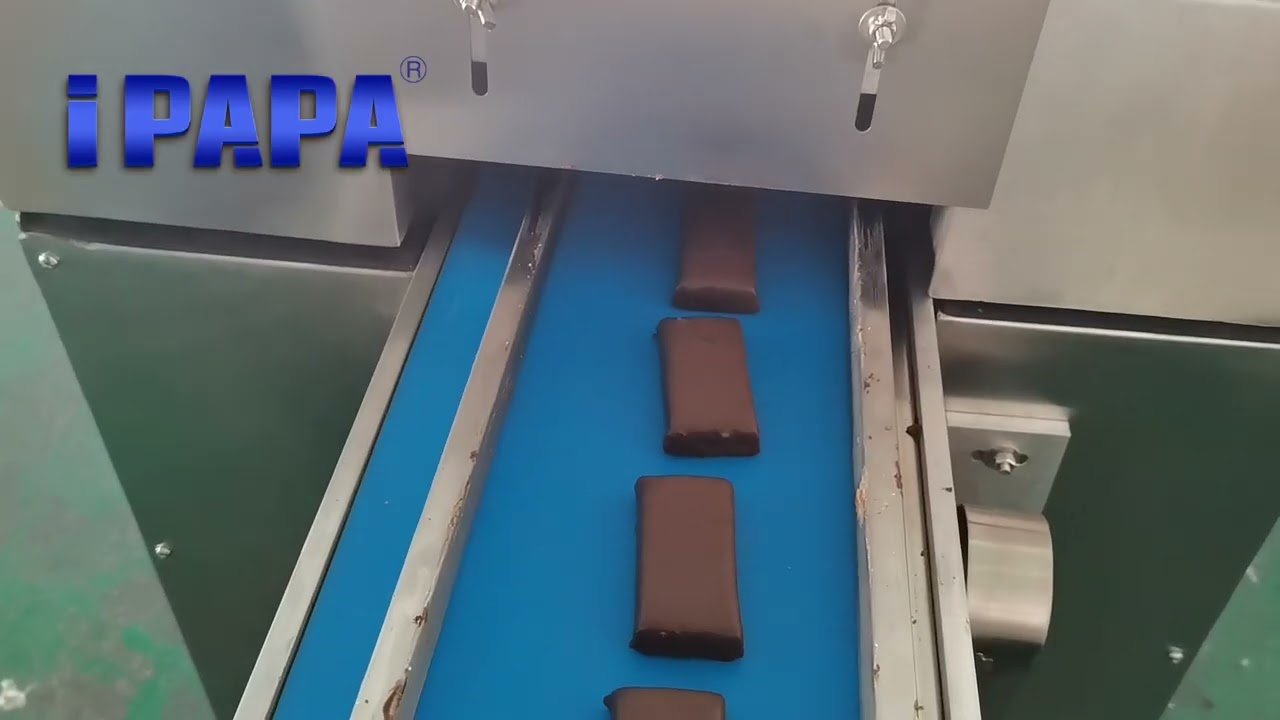 PAPA small capacity chocolate covered energy protein bar production line