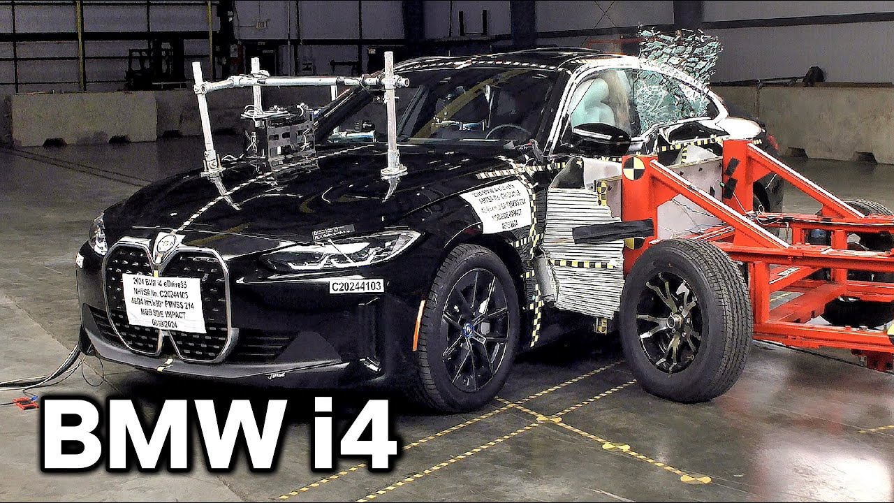 【BMW i4 - G26E】NHTSA 측면충돌테스트 (FMVSS 214)