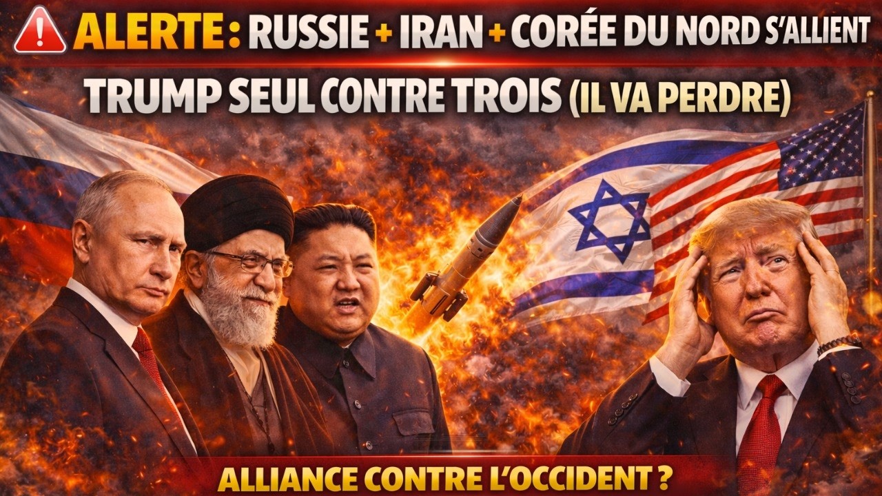 🚨 RUSSIE donne positions US à l'IRAN - Kim menace - Trump seul contre TROIS (il va perdre) #trump