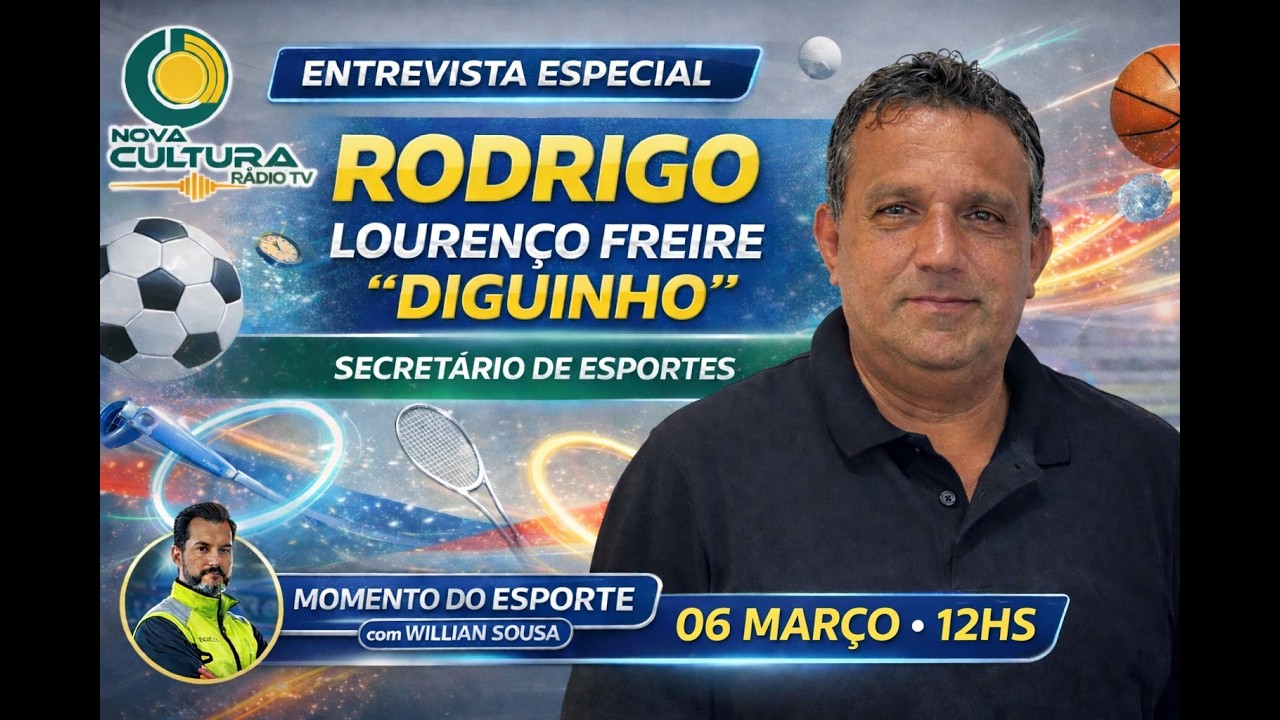 06/03 AO VIVO - MOMENTO DO ESPORTE