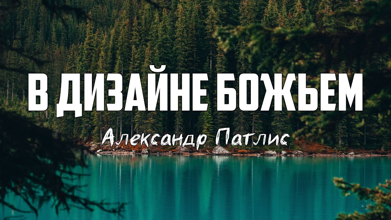 Александр Патлис - В ДИЗАЙНЕ БОЖЬЕМ | караоке | Lyrics