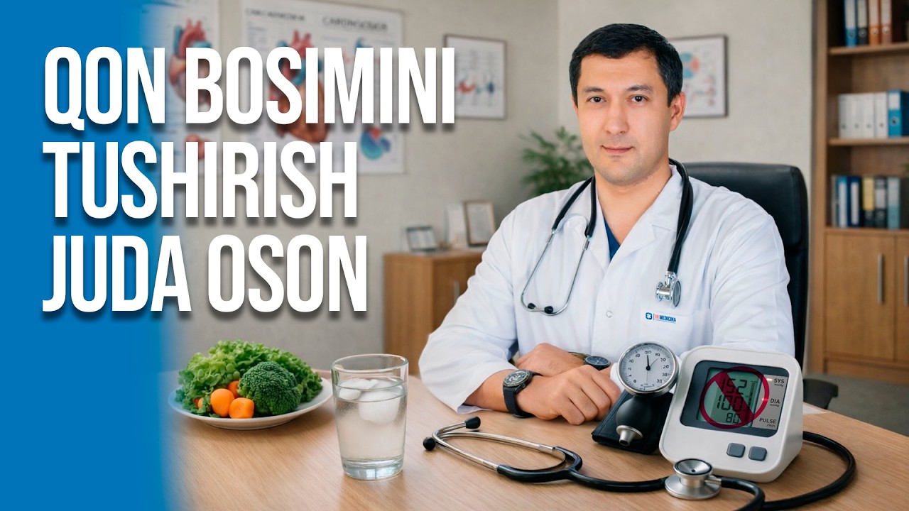 Yuqori Qon Bosimiini Tushirish Juda Oson! 2-qism #inmedicina #qonbosimi #kardiolog