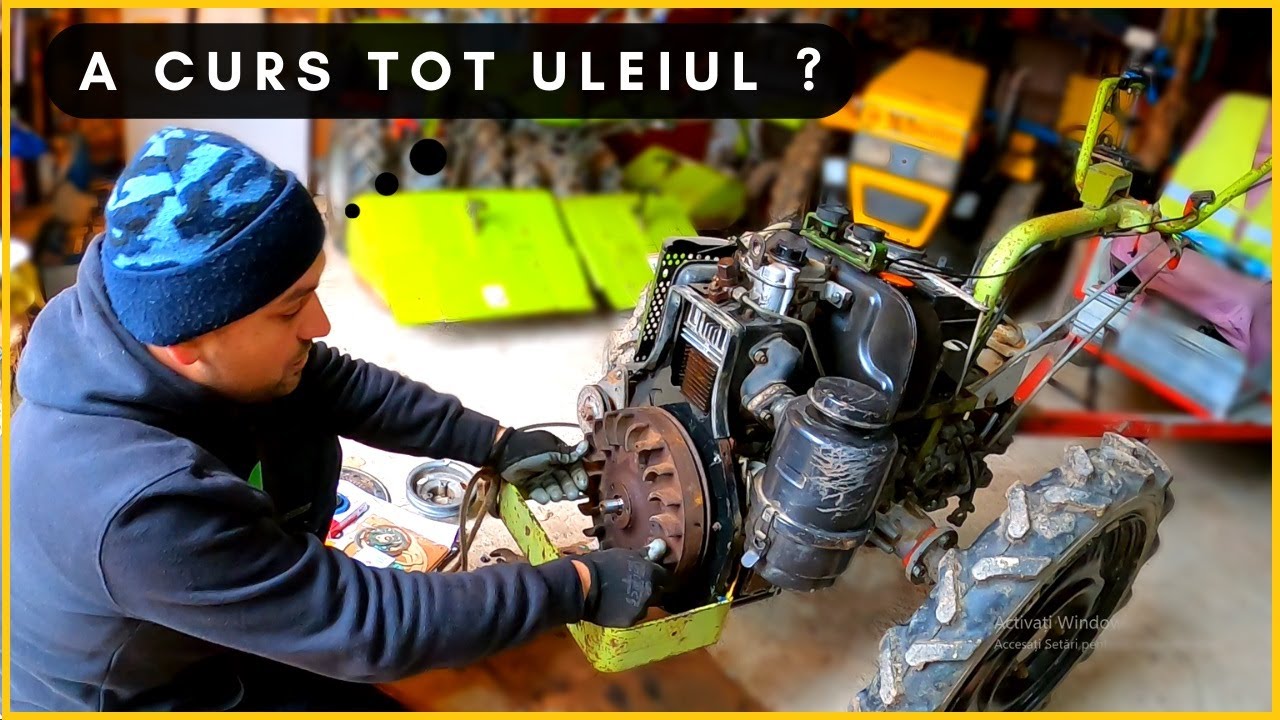 Revizie Motocultor - Schimb ulei, garnituri si simering Motor Lombardini 3LD510