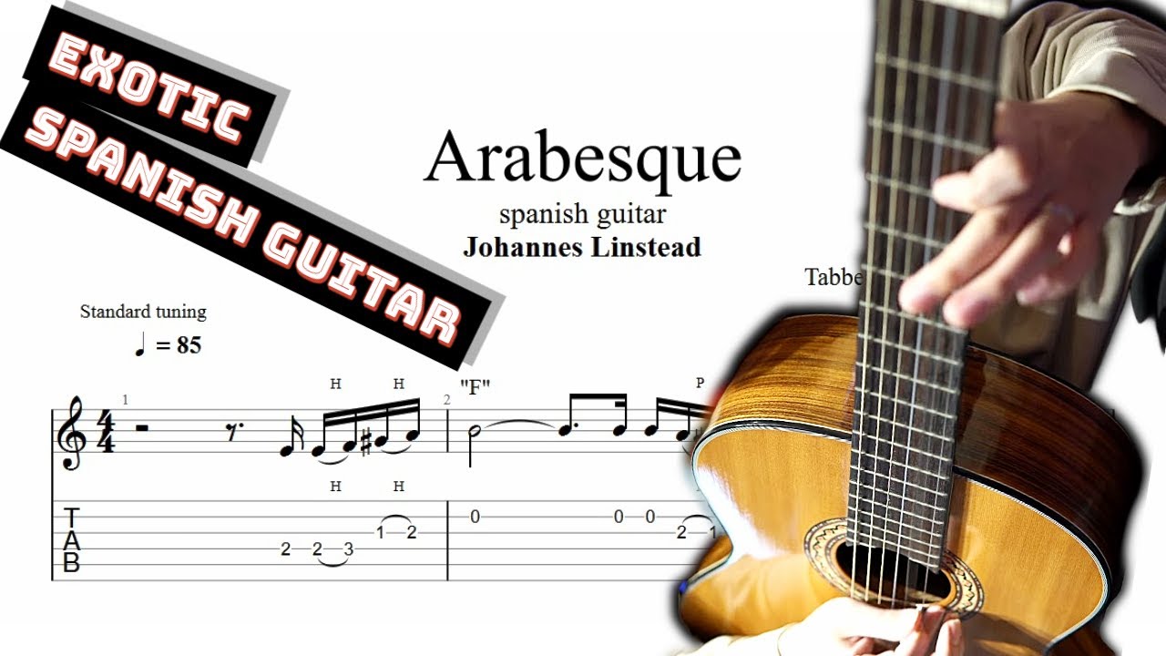 Arabesque TAB - spanish instrumental guitar tabs (PDF + Guitar Pro)