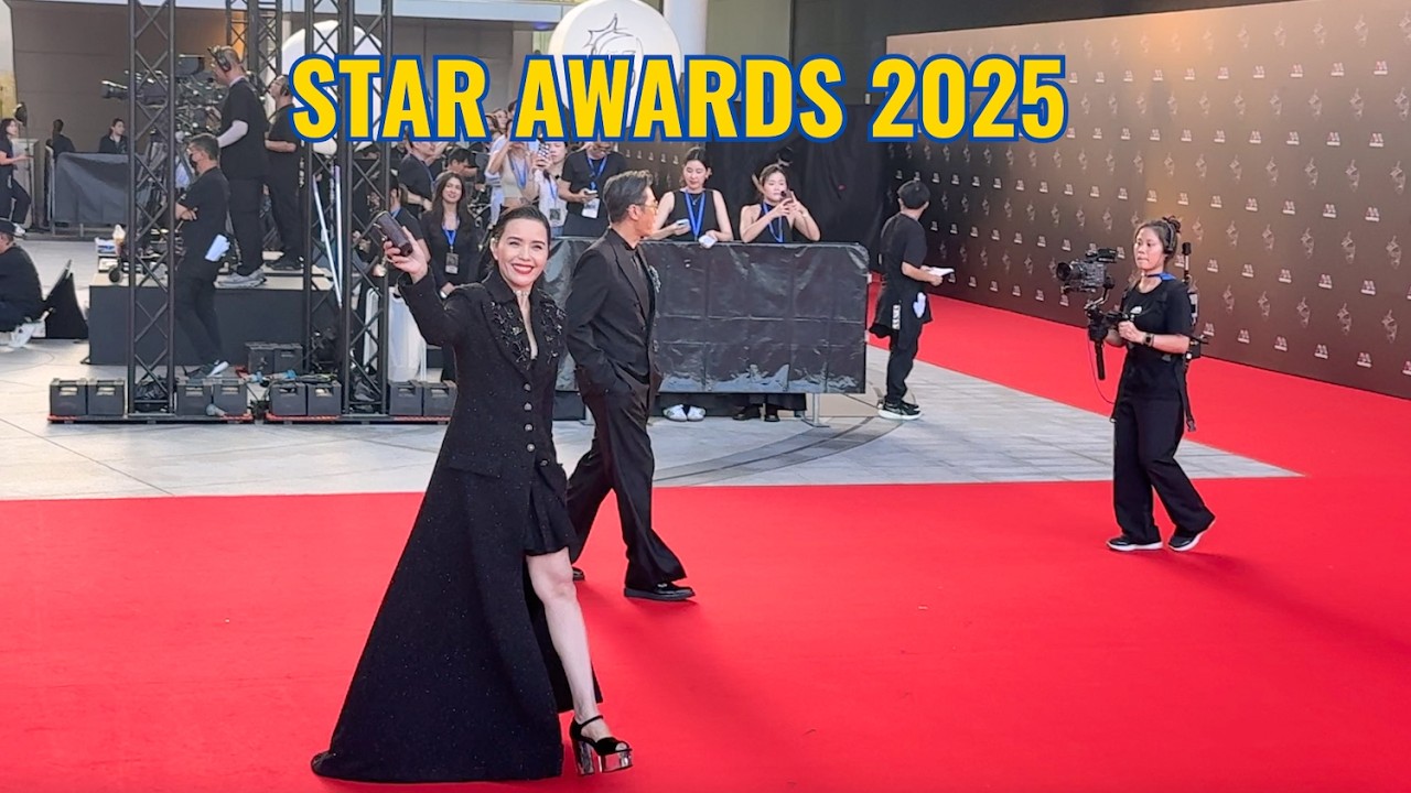[4K] Star Awards 2025 - Walk of Fame \ Red Carpet Show 红星大奖2025 - 星光大道 at The Theatre at MediaCorp