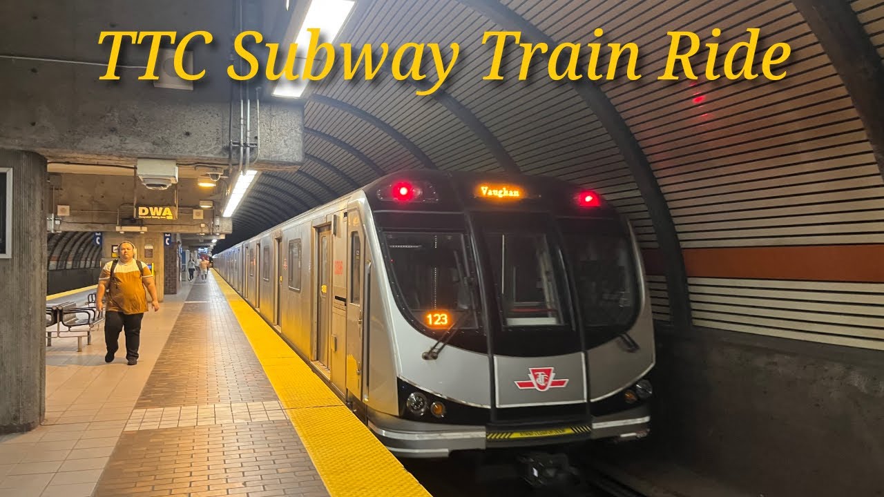Late Night Toronto TTC Line 1 Subway Train Ride 10/5/2025