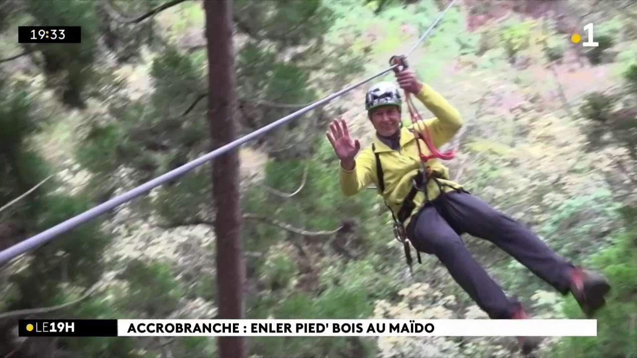 Un nouveau parc accrobranche vient d'être inauguré au Maïdo