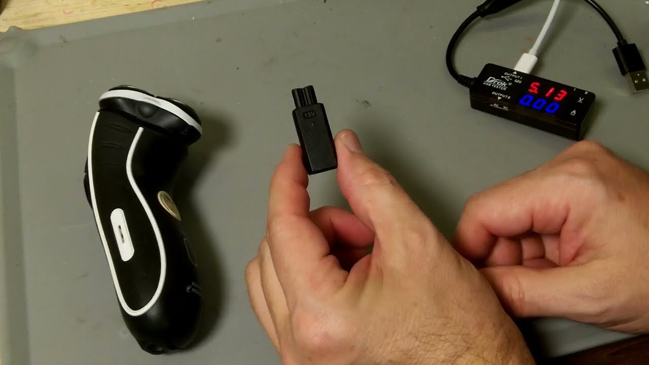 Recommended: Norelco shaver 15 volt USB-C travel charging adapter $8