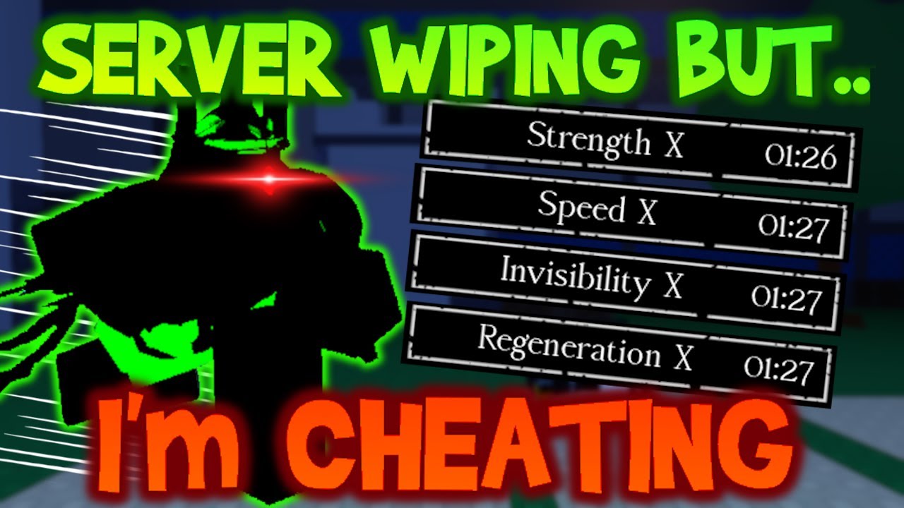 SERVER WIPING but I'M CHEATING! (Forsaken Roblox)