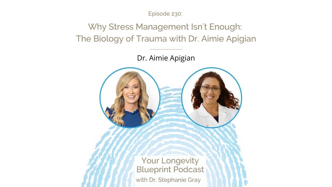 Why Stress Management Isn't Enough: The Biology of Trauma with Dr. Aimie Apigian