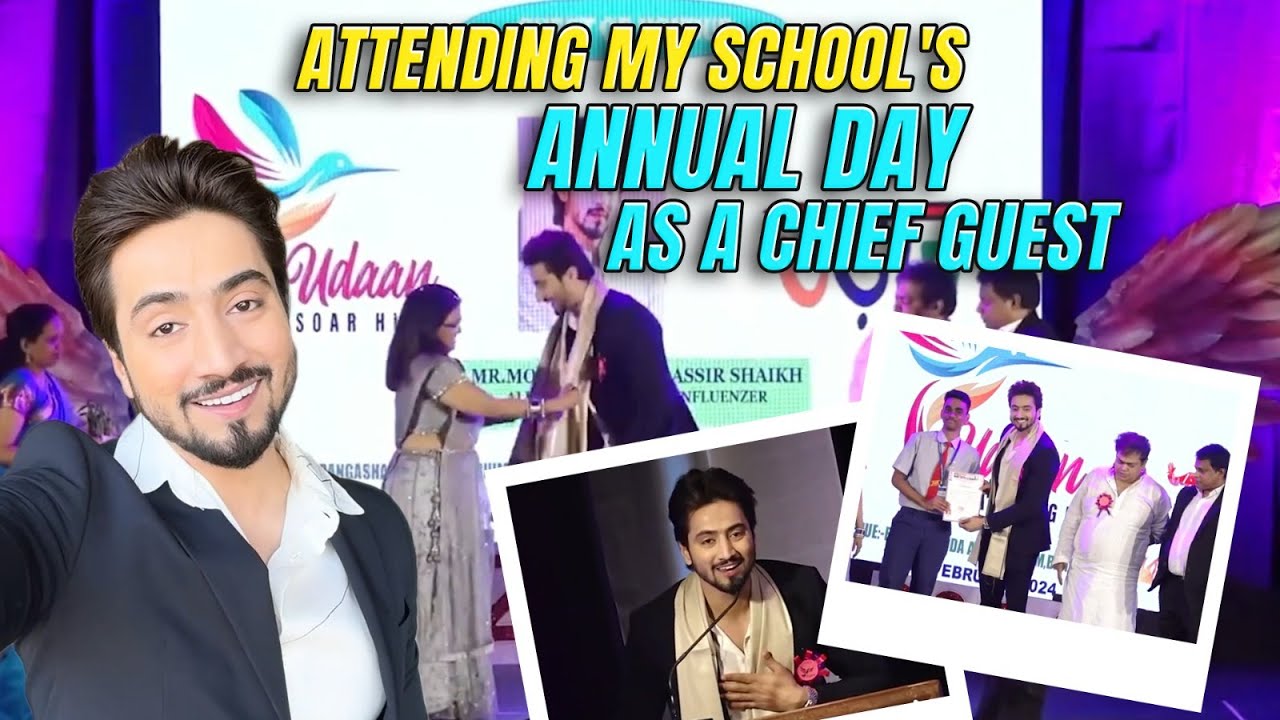 I Attended My School's Annual Day As A Chief Guest | @MrFaisu