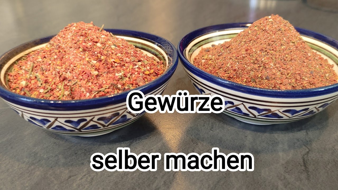 Gewürze/Gewürz Mischungen selber machen/2 verschiedene Gewürze einfach selbst gemacht,ohne Zusätze