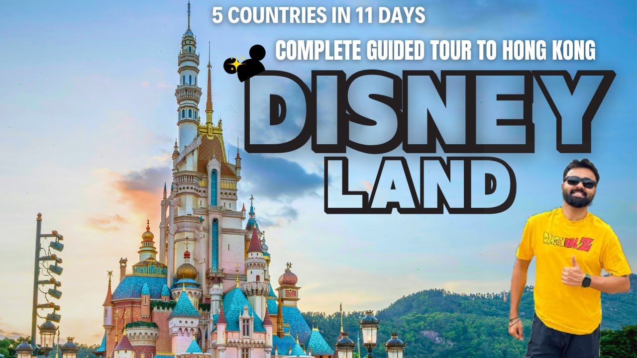 Complete Guide to Hong Kong Disneyland – Rides, Light Show, Food EP-2 vlog
