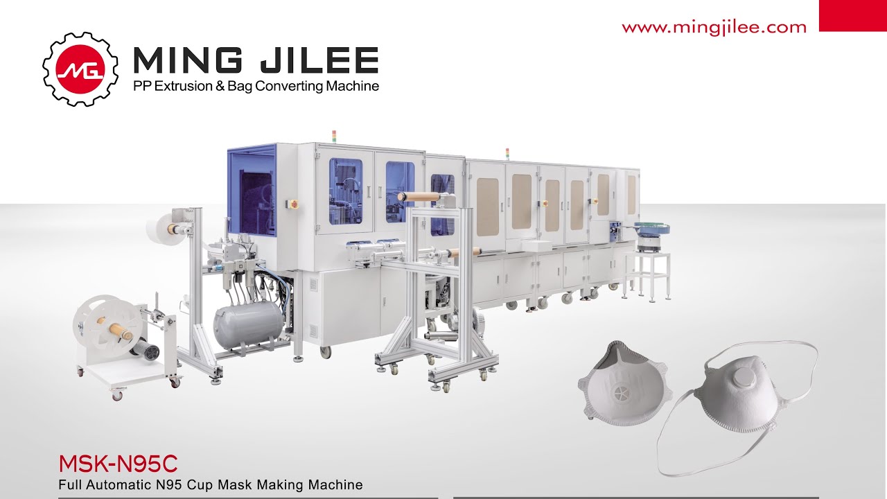 Full Automatic N95 Cup Mask Making Machine, MSK-N95C