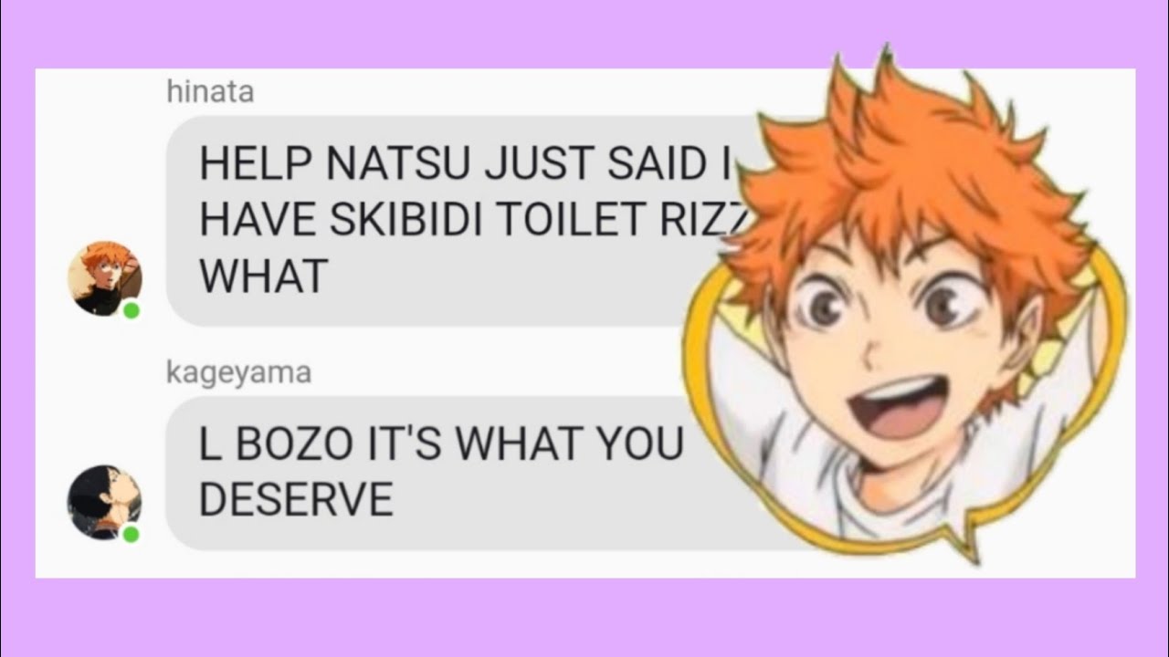 haikyuu texts | karasuno first years gc