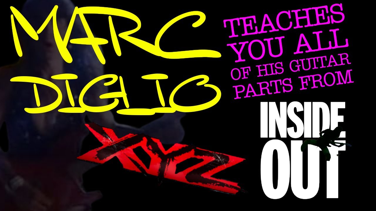 Marc Diglio of XYZ walks through ALL His Guitar Parts from the song Inside Out