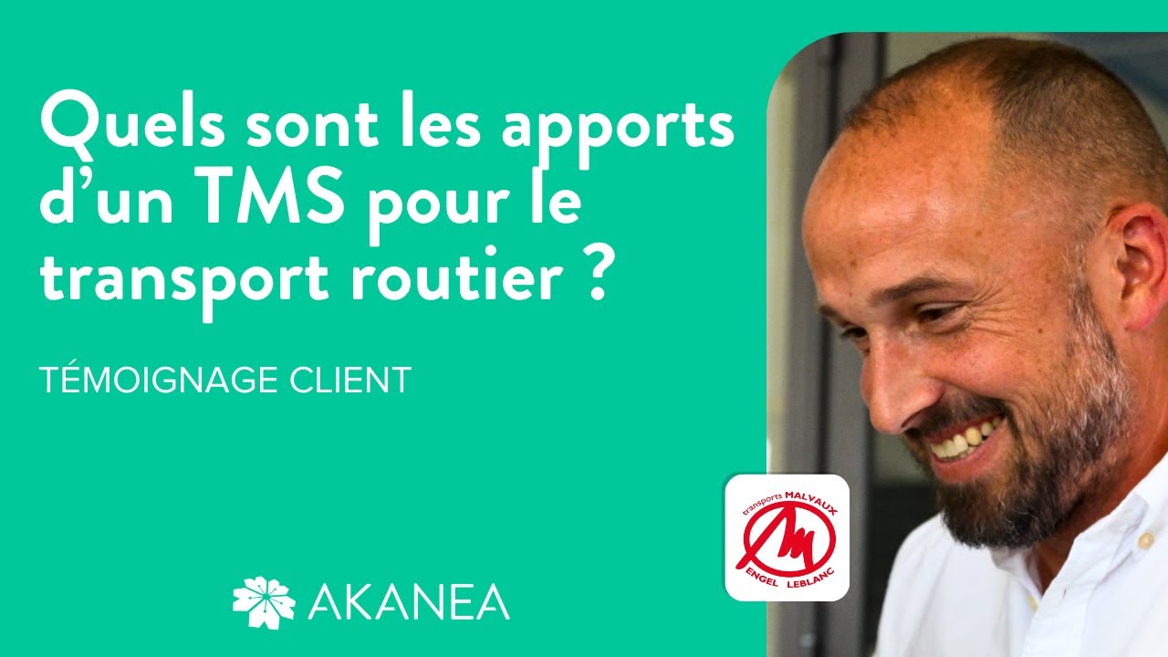 Les apports d'un TMS dans une activit&eacute; de transport routier - T&eacute;moignage des Transports MALVAUX