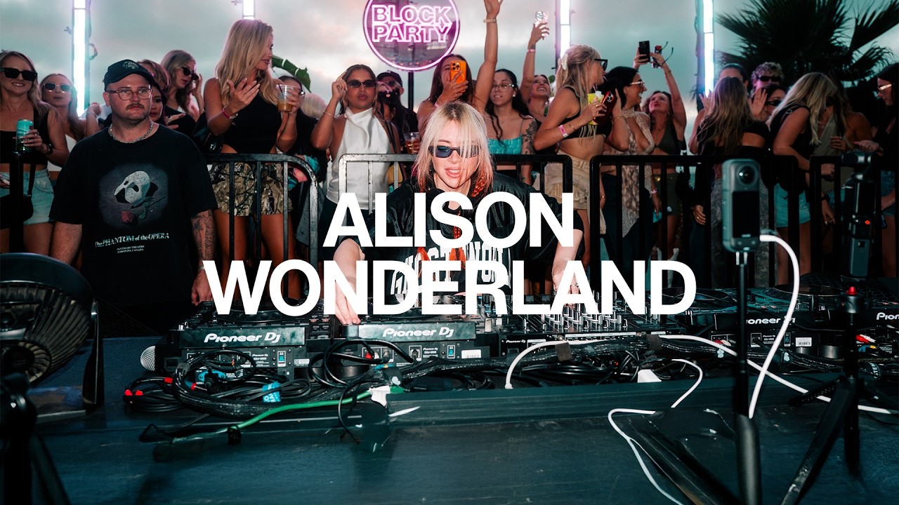 ALISON WONDERLAND | BLOCK PARTY BEACH DJ SET | 8 MONTHS PREGNANT (TRAP / TECHNO / HIP HOP) | 005